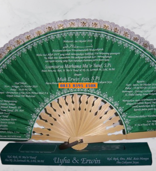 Kipas Undangan Hijau Rendah Box 