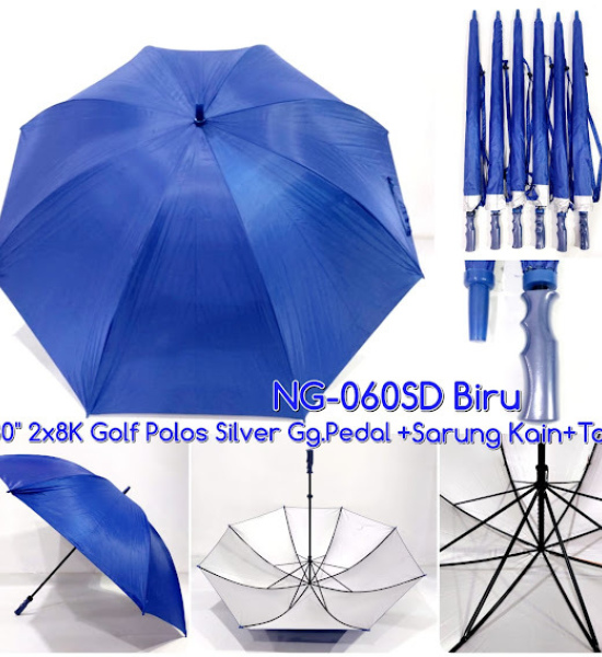  Payung Golf Biru Silver Jakarta