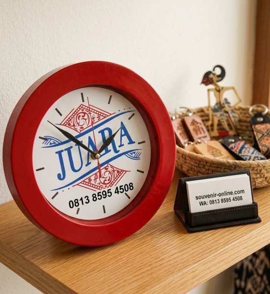 Jam Dinding Souvenir Juara Custom 27cm 