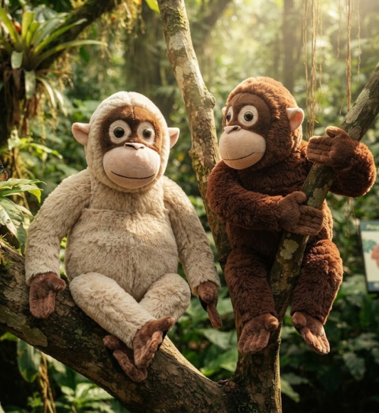 Boneka Maskot Orangutan